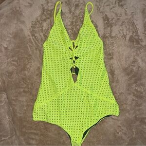 Acacia Swimwear XS Neon Mesh Kokomo One Piece